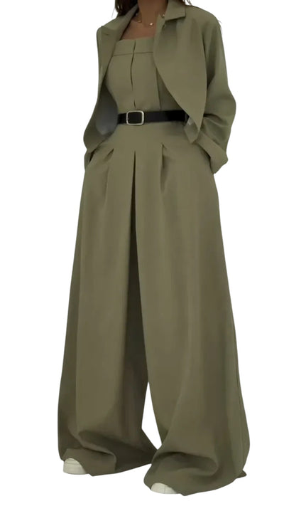 Eclat™ | Conjunto femenino bustier + chaqueta – Estilo elegante y moderno