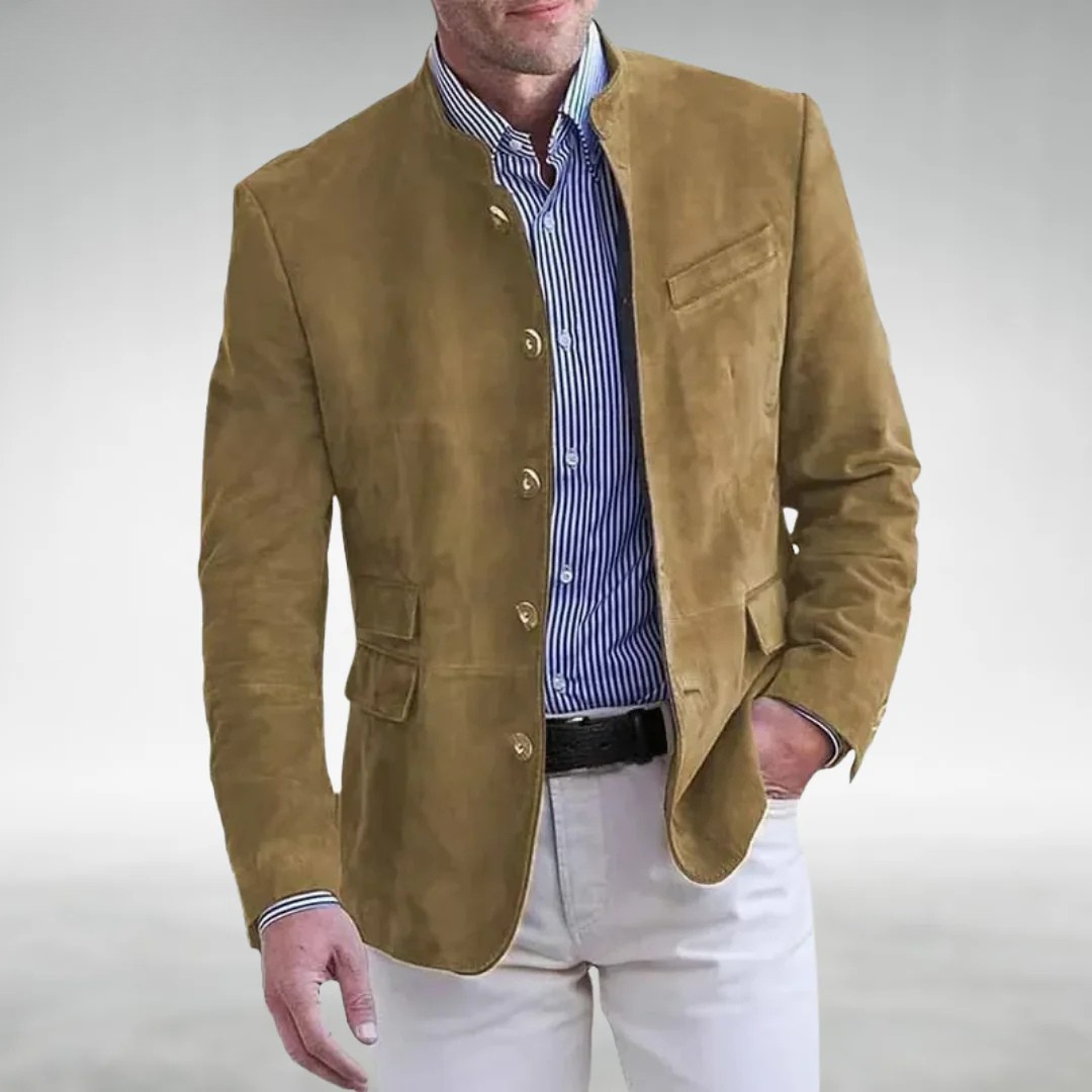 Dario™ | Chaqueta de ante de cuero