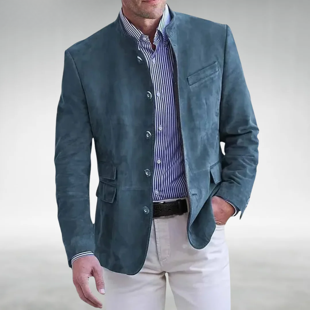 Dario™ | Chaqueta de ante de cuero