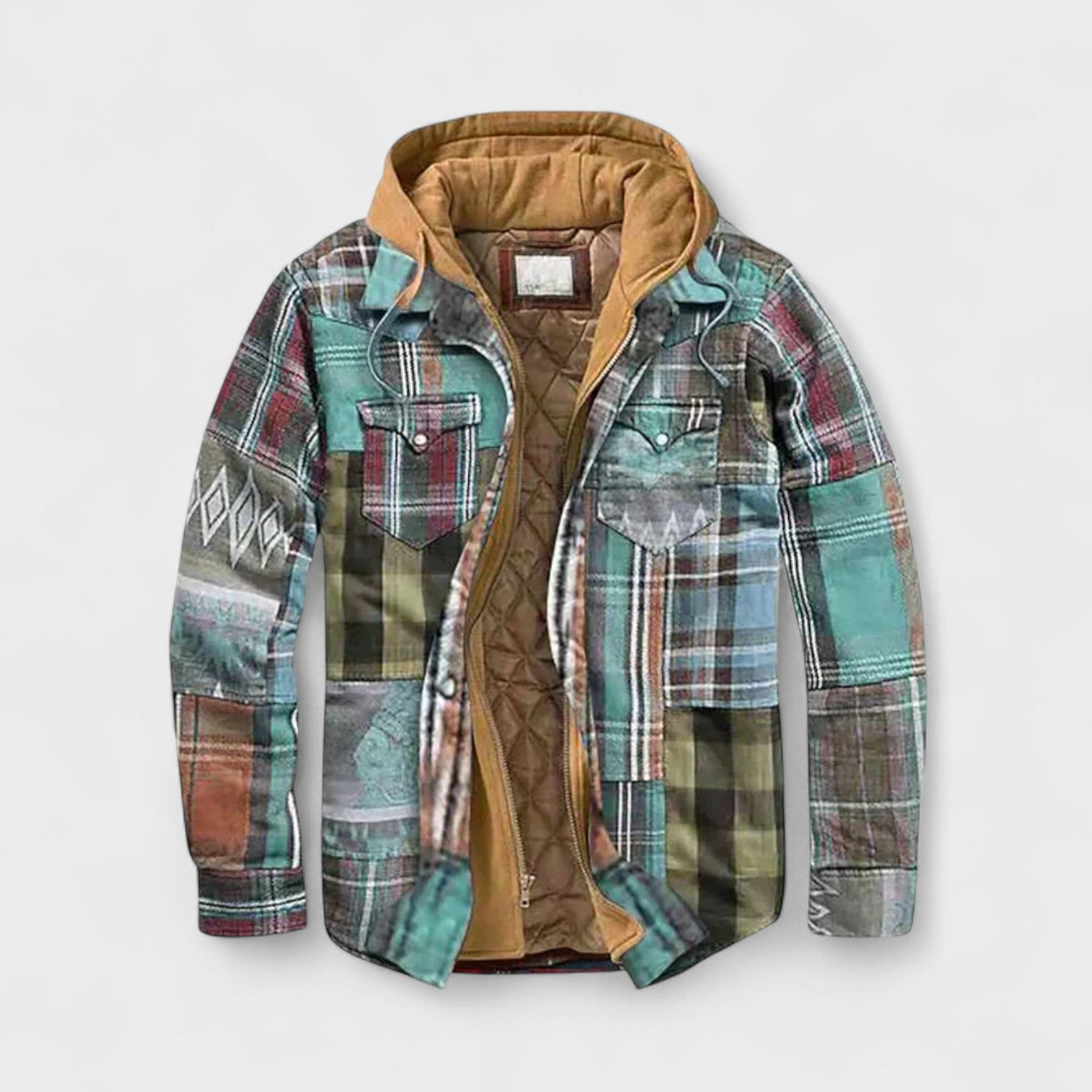 Holger™ | Chaqueta acolchada de patchwork