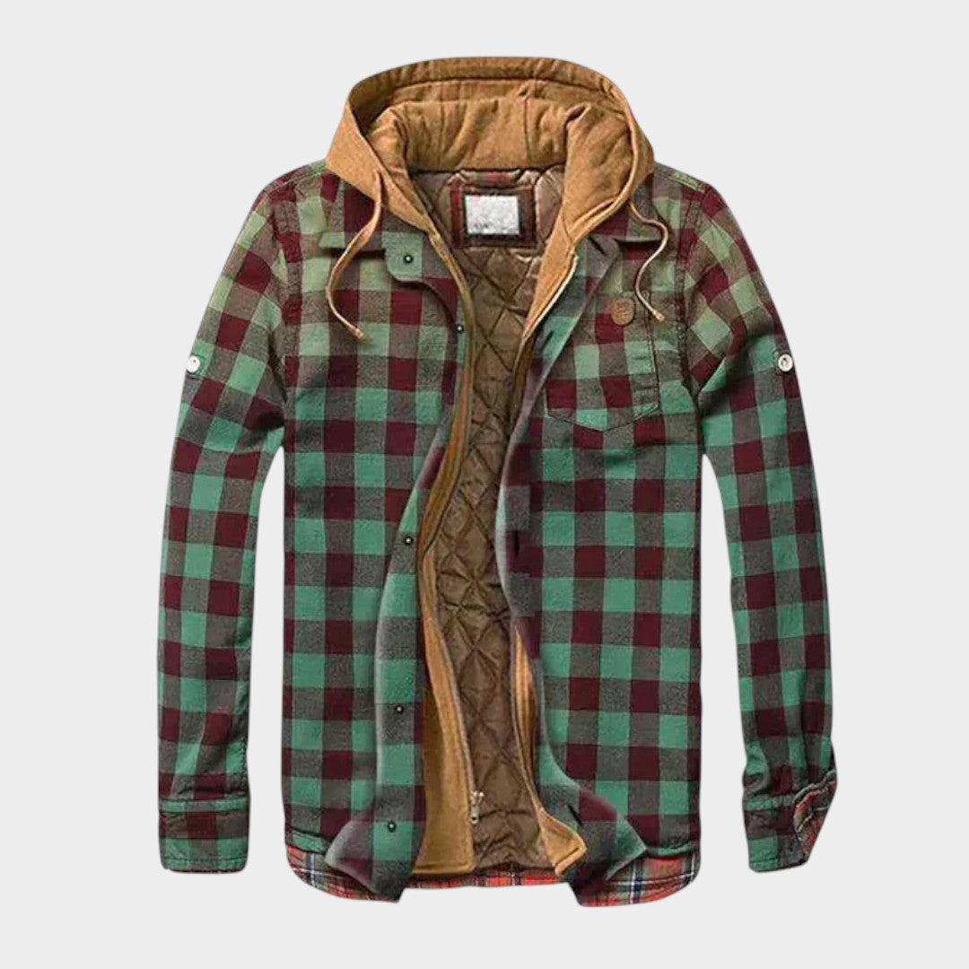 Nohr™ | Chaleco patchwork con estampado de cuadros