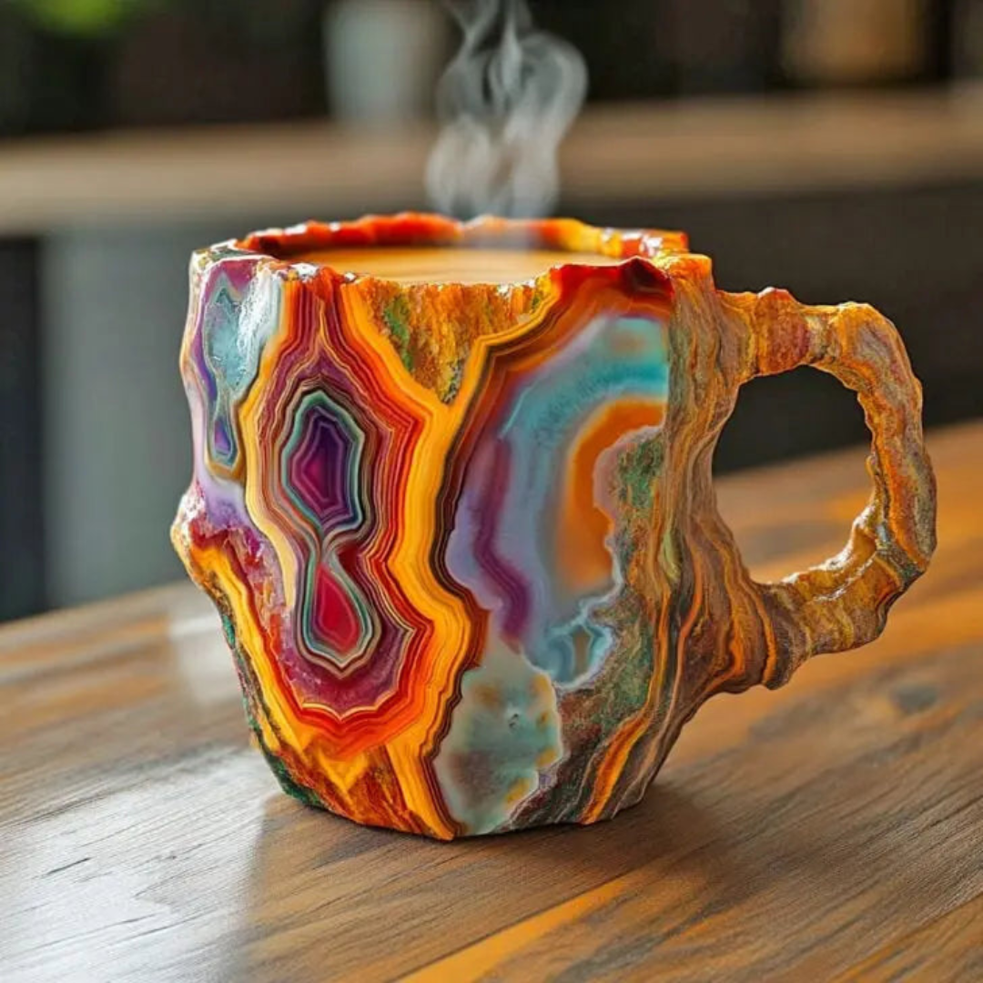 Taza de Café | Mineral Rojo Volcánico