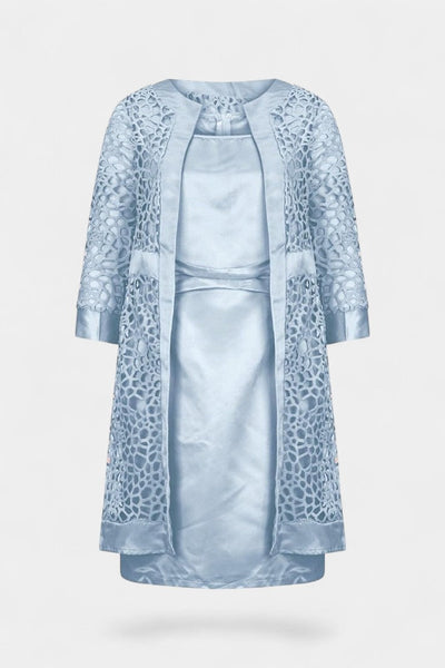 Freya Conjunto de Vestido de Dos Piezas con Encaje