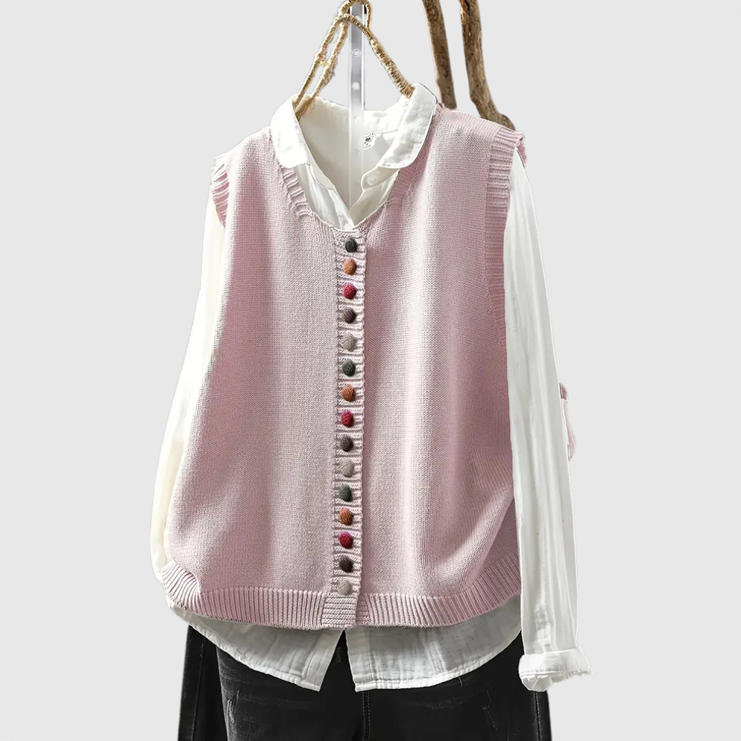 Margaret™ | Chaleco de Punto sin Mangas