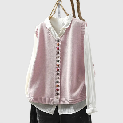 Margaret™ | Chaleco de Punto sin Mangas