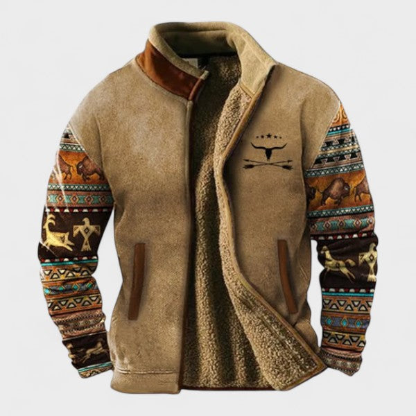 Adrien™ | chaqueta de felpa elegante para hombres con forro térmico