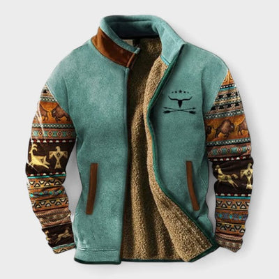 Adrien™ | chaqueta de felpa elegante para hombres con forro térmico