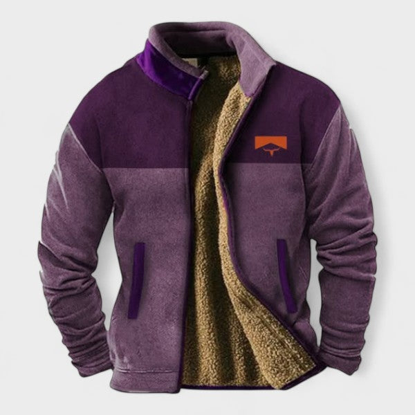 Adrien™ | chaqueta de felpa elegante para hombres con forro térmico