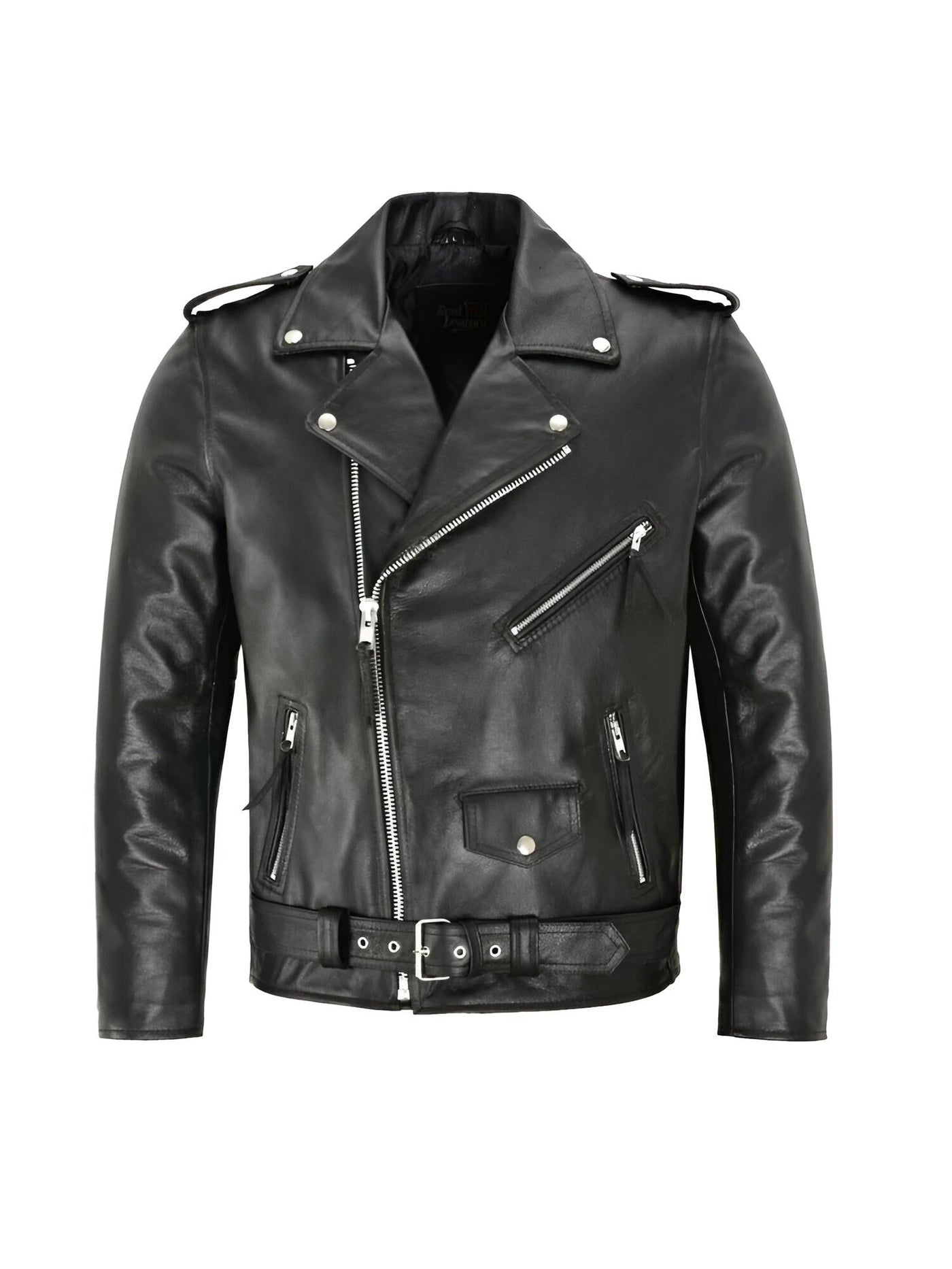 Austin™ | Chaqueta de Cuero Clásica Biker