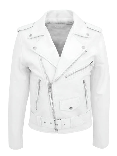 Austin™ | Chaqueta de Cuero Clásica Biker