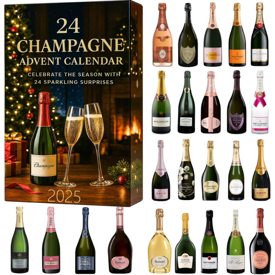 Calendario de Adviento de Champagne 2025 – 24 días llenos de fiesta y disfrute 🥂🎄