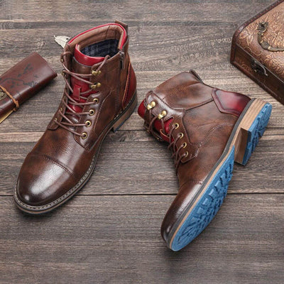 Connor™  | Botas Oxford de cuero premium