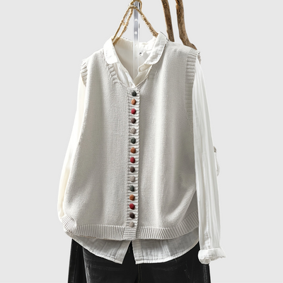 Margaret™ | Chaleco de Punto sin Mangas