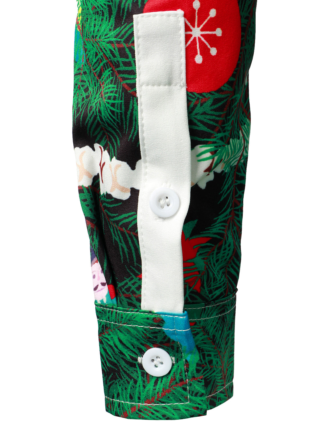 Camisa de manga larga de ajuste regular con estampado de camuflaje navideño para hombre, ropa temática divertida