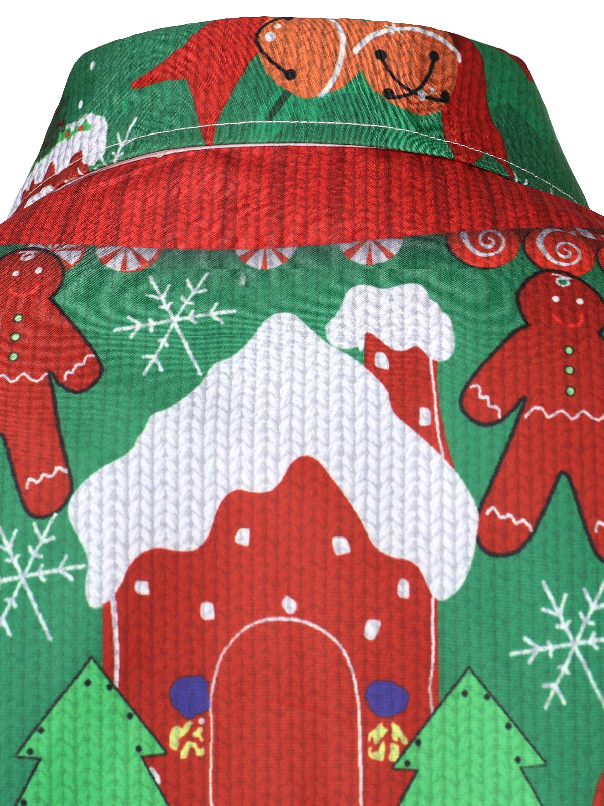 Camisa de manga larga divertida para las fiestas navideñas de Herres