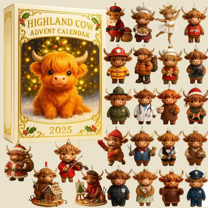 Vaca de las Highlands | Calendario de Adviento 2025