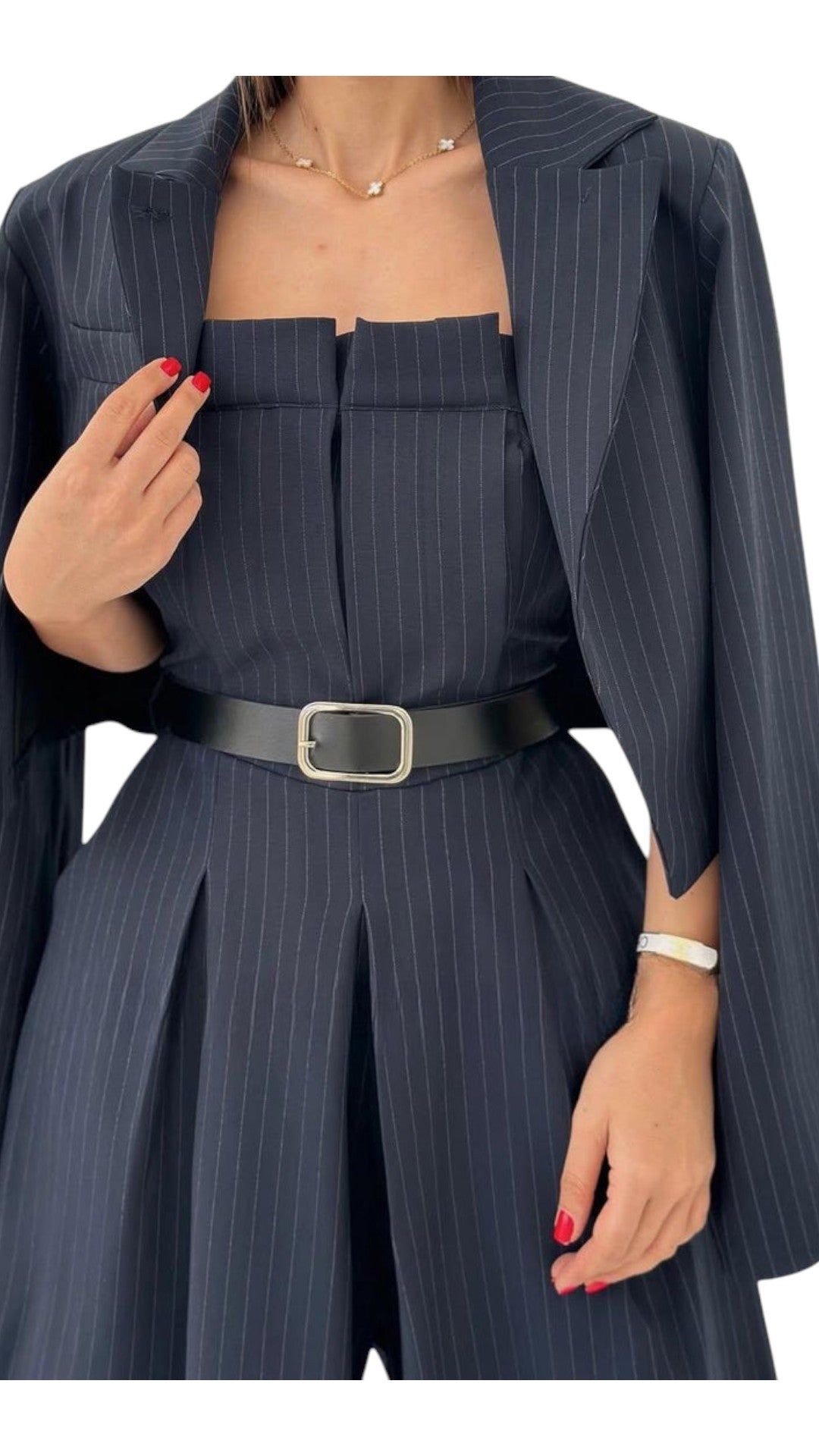 Eclat™ | Conjunto femenino bustier + chaqueta – Estilo elegante y moderno