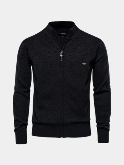 Jacquard™ | Cárdigan de punto con cremallera