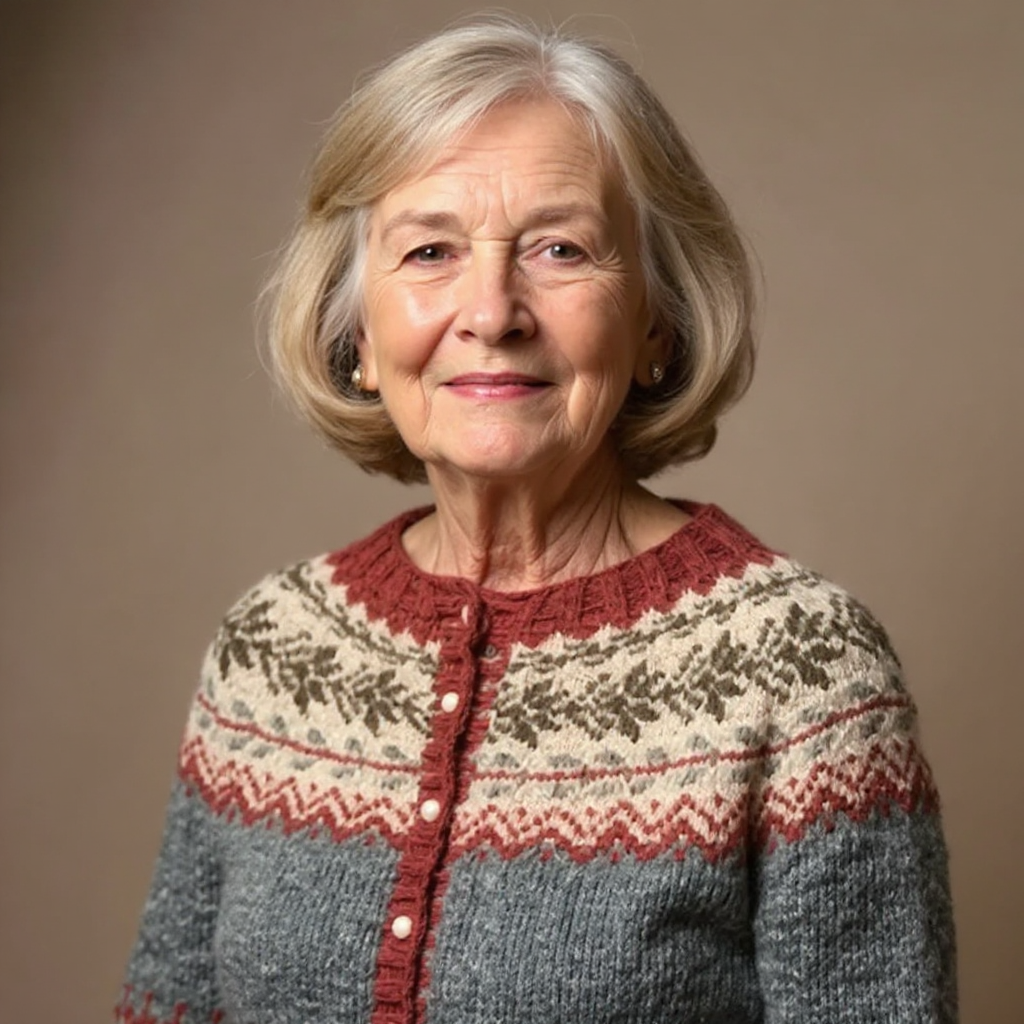 Jessica | Chaqueta de punto vintage Isla