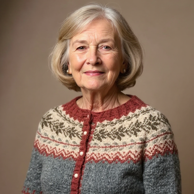 Jessica | Chaqueta de punto vintage Isla