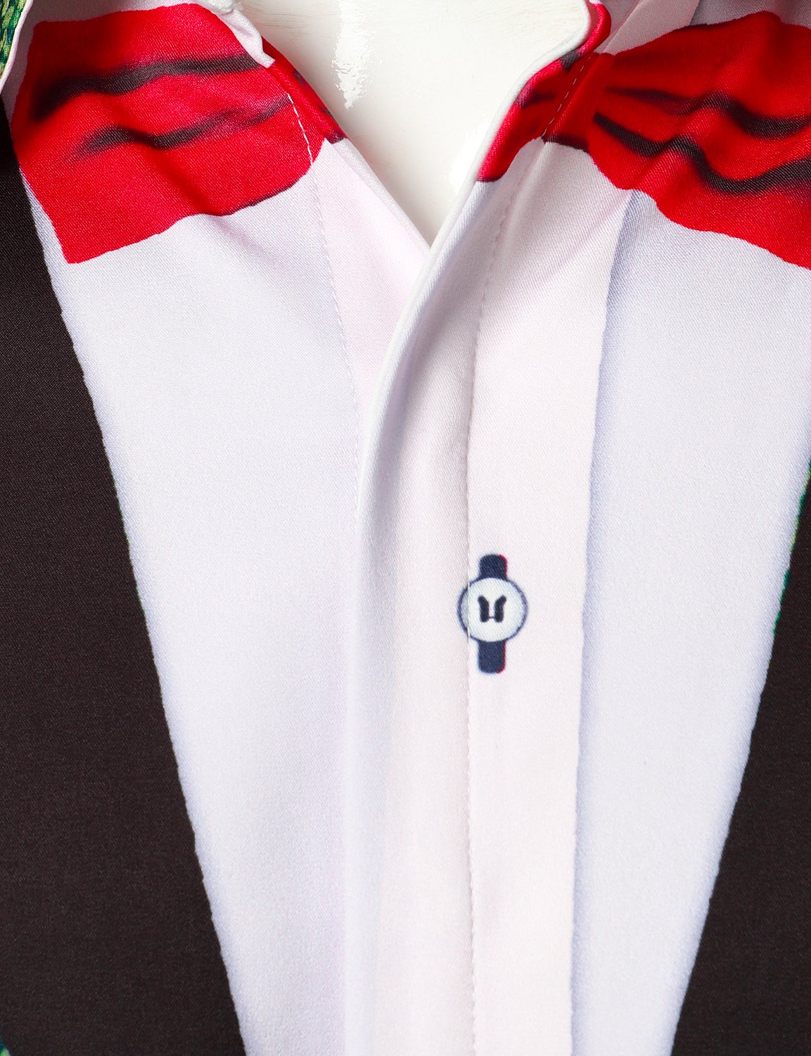 Camisa de hombre con temática navideña divertida para árbol de Navidad, camiseta de vacaciones en color verde, con botones y mangas largas