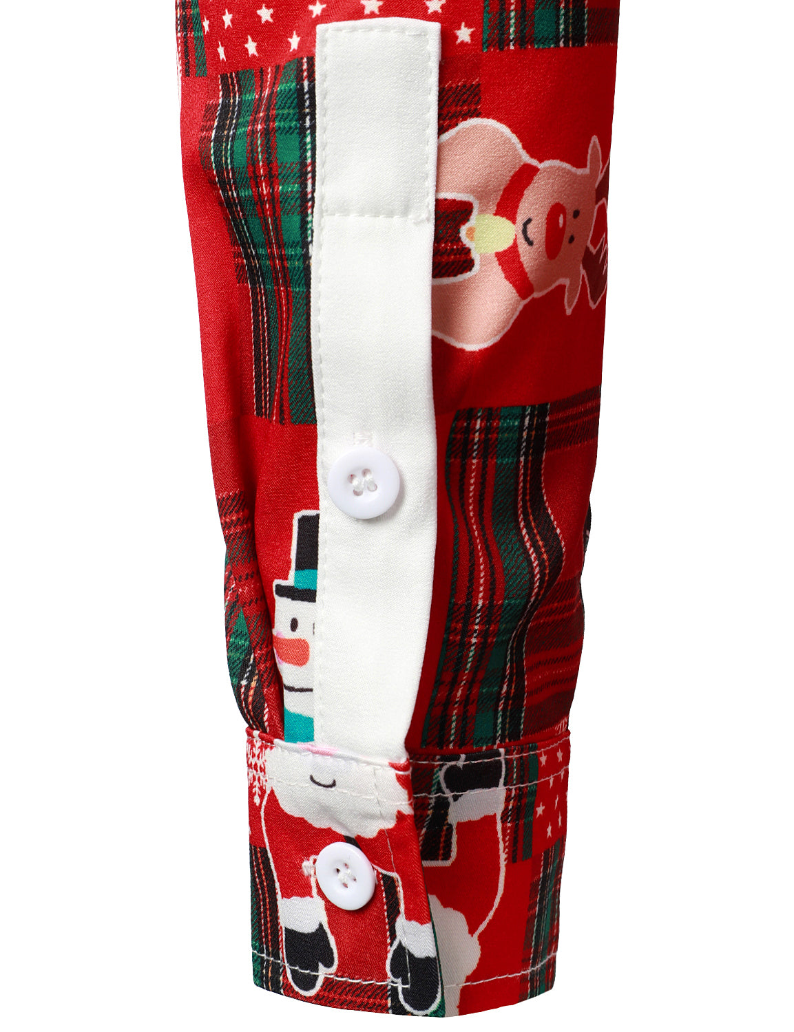 Camisa de manga larga vintage a cuadros rojizos para hombre, divertida para vacaciones y Navidad