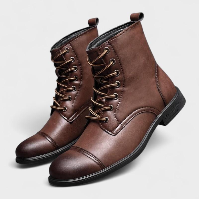 Morgan™ | Botines de cuero sintético