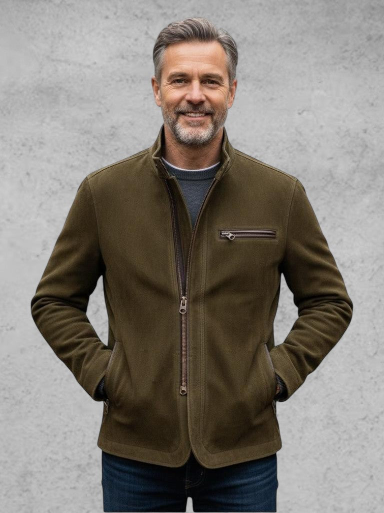 Oliver™ |Chaqueta de piel sintética premium