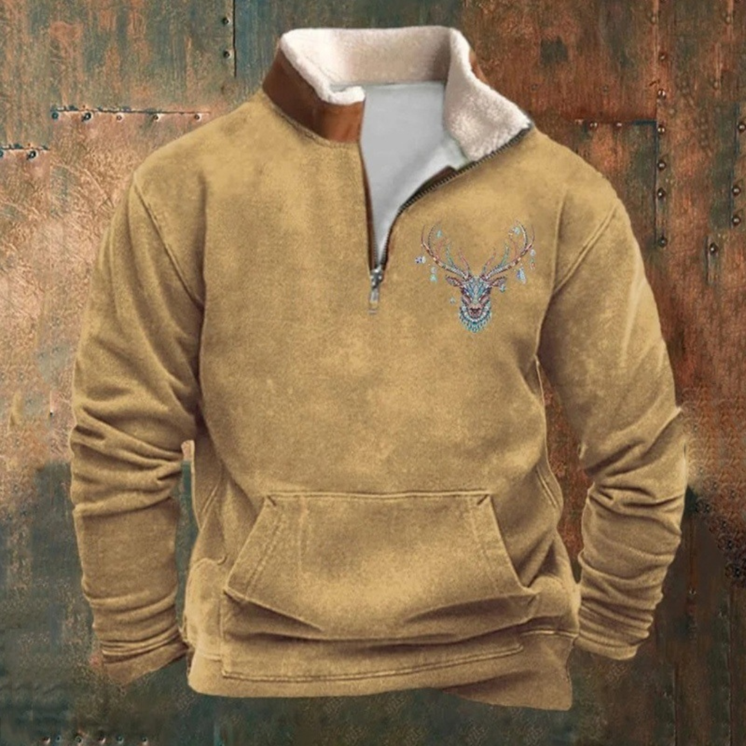 Pierre™ | Sudadera con capucha con cremallera elegante