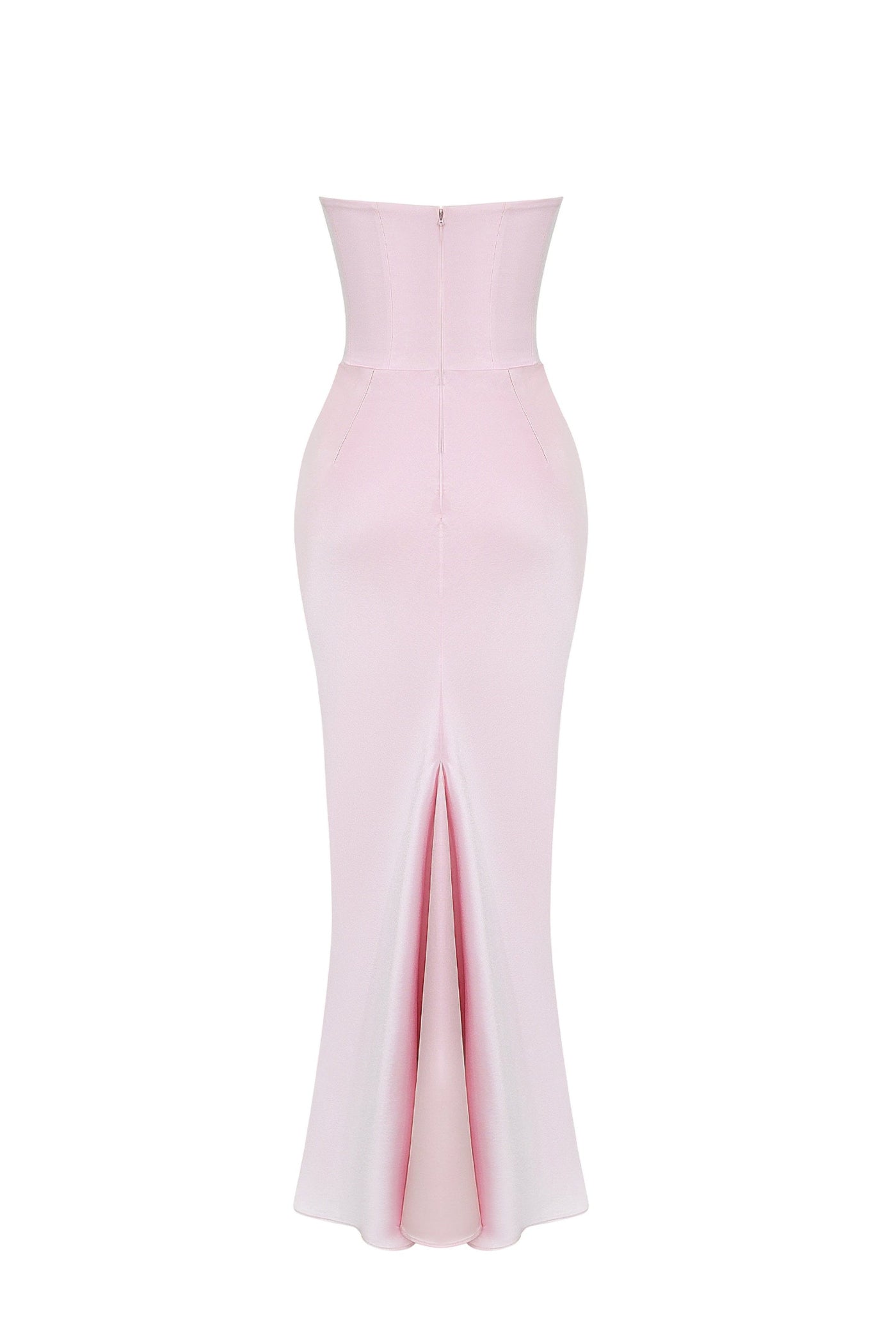 Emily Vestido Maxi Drapado Sin Tirantes