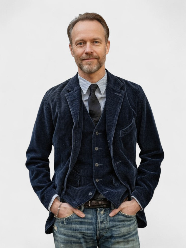 Radek™ | Chaqueta y chaleco de estilo vintage