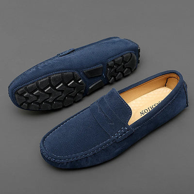 Mocasines de ante