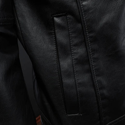 Harvey™ | Chaqueta de cuero clásica