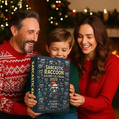 🎁 Mapache Sarcástico | Calendario de Adviento 2025