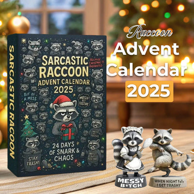 🎁 Mapache Sarcástico | Calendario de Adviento 2025