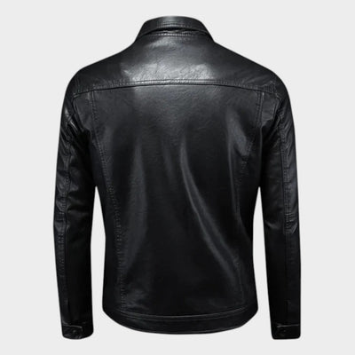 Harvey™ | Chaqueta de cuero clásica