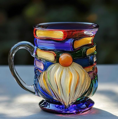 Taza 3D para Amantes de los Libros de Nain
