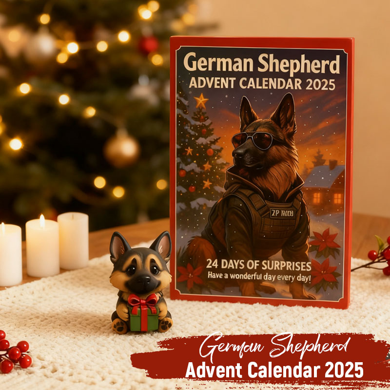 Calendario de Adviento 2025 de Pastor Alemán 🐾🎄