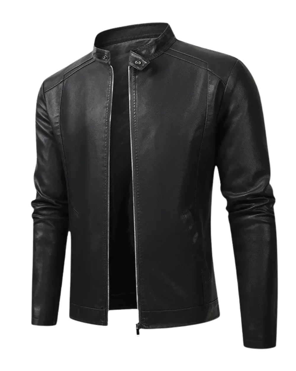 Miguel™ | Chaqueta de cuero elegante estilo hombre motociclista
