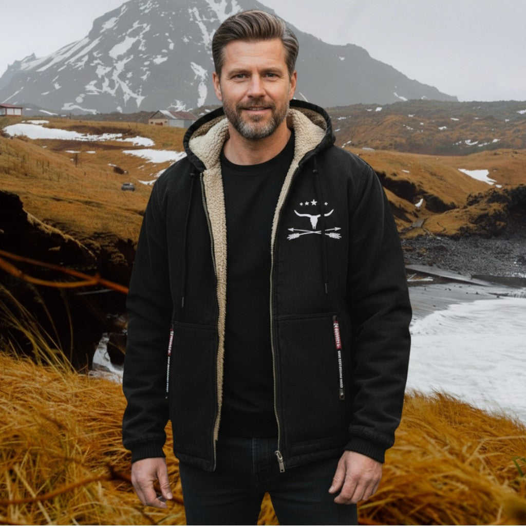 Chaqueta de granero con capucha Yellowstone™ | Elegante andrajesta