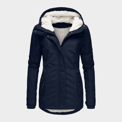 Anna™ | Chaqueta otoñal larga de felpa