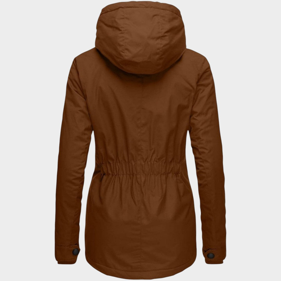 Anna™ | Chaqueta otoñal larga de felpa