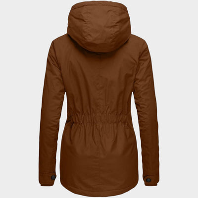Anna™ | Chaqueta otoñal larga de felpa