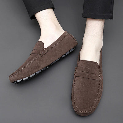 Mocasines de ante