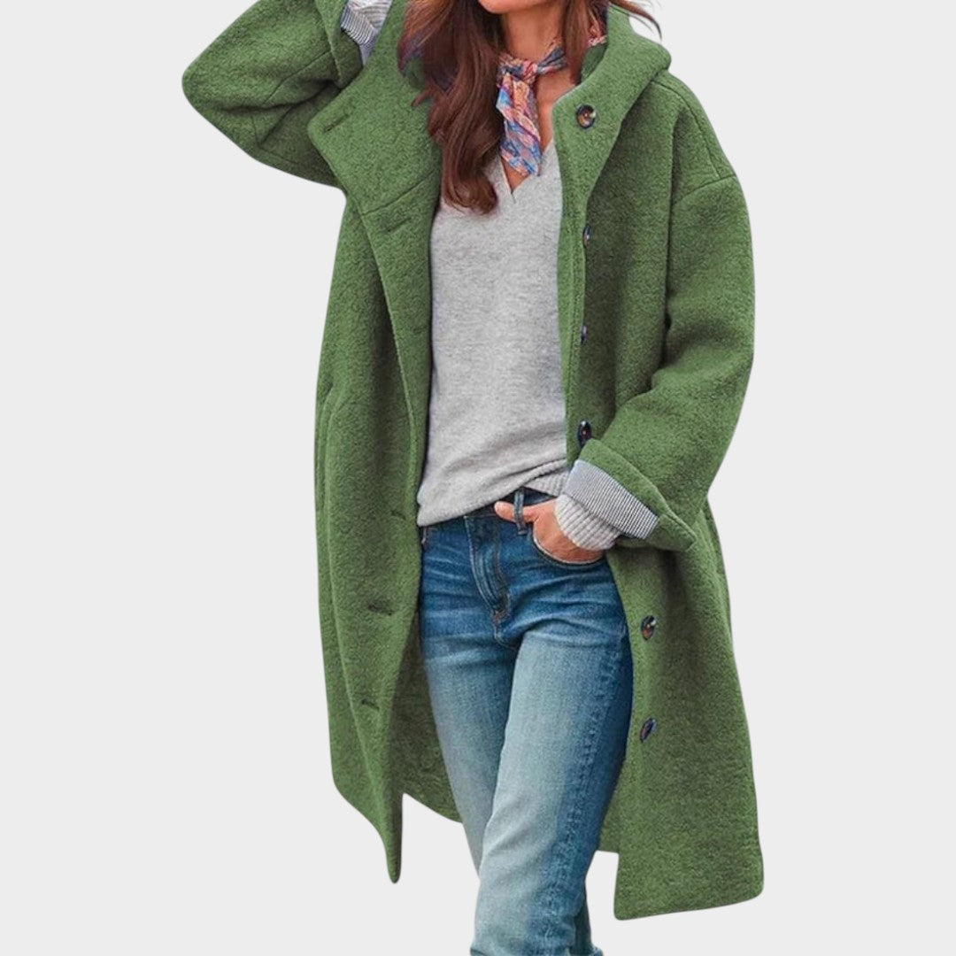 Penélope™ | Abrigo de Invierno Elegante con Capucha