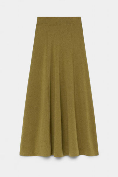 Patricia Conjunto de Suéter de Cuello Alto y Falda Maxi