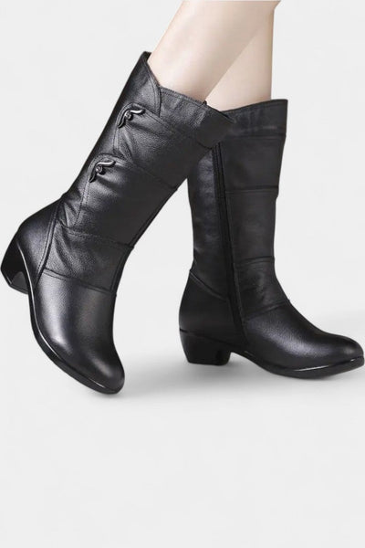 Hadley Botines con Cremallera y Plantilla Acolchada