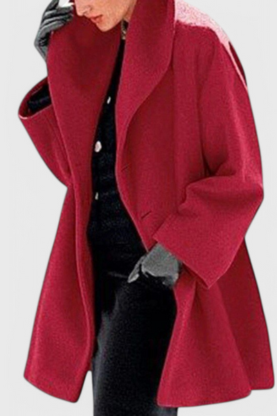Aurora | Abrigo Oversized de Mezcla de Lana