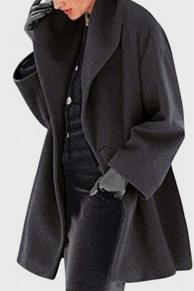 Aurora | Abrigo Oversized de Mezcla de Lana