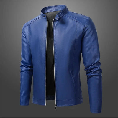 Miguel™ | Chaqueta de cuero elegante estilo hombre motociclista
